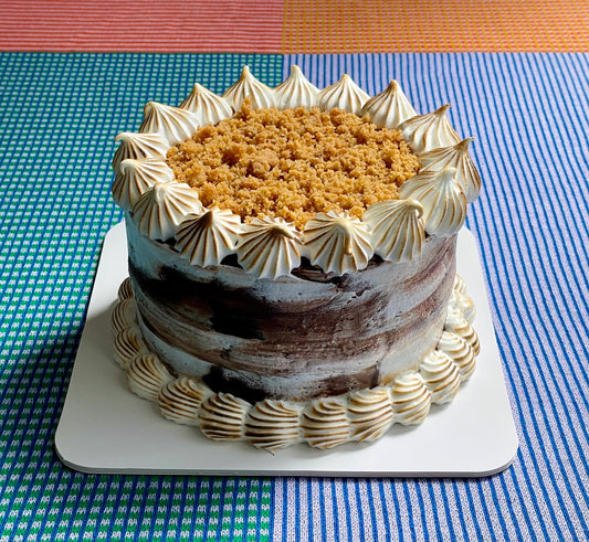 Monchi S'mores Brownie Cake